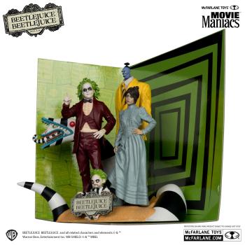 Beetlejuice Beetlejuice Movie Maniacs PVC Statuen 4er-Pack 15 cm